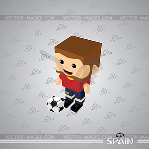 National team soccer group tournament - vector clipart