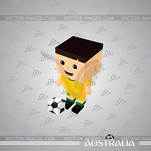 National team soccer group tournament - vector image
