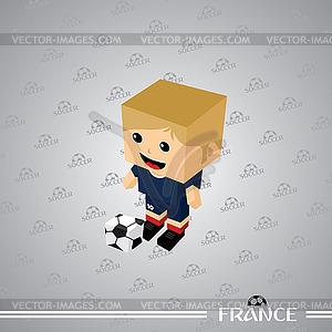 National team soccer group tournament - vector clip art