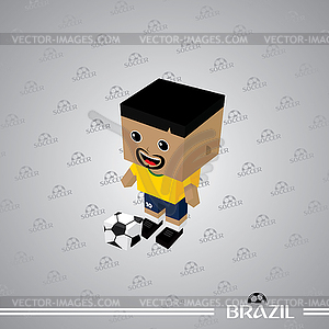 National team soccer group tournament - vector clipart