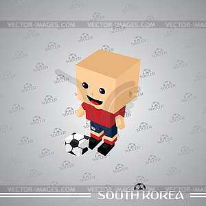 National team soccer group tournament - vector clipart