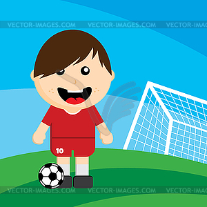 Group team soccer tournament - vector clipart