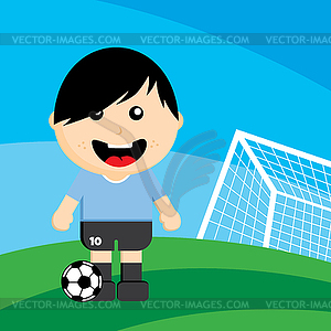 Group team soccer tournament - vector image