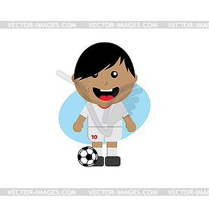 Group team soccer tournament 2018 - vector clip art