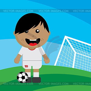 Group team soccer tournament - vector clipart