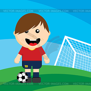 Group team soccer tournament - vector clipart