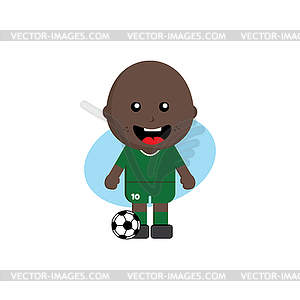 Group team soccer tournament 2018 - vector image