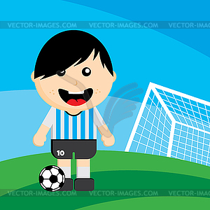 Group team soccer tournament - vector clip art