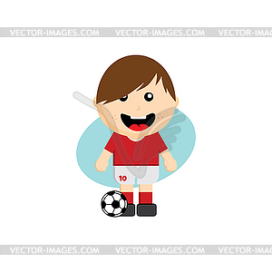 Group team soccer tournament 2018 - vector EPS clipart