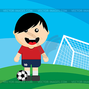 Group team soccer tournament - vector clipart