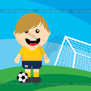 Group team soccer tournament - stock vector clipart