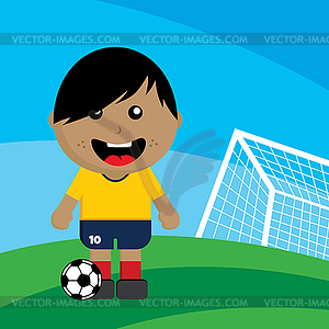 Group team soccer tournament - vector image