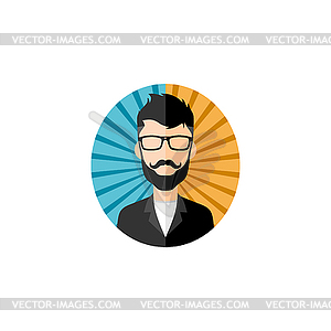 Retro gentleman - vector image