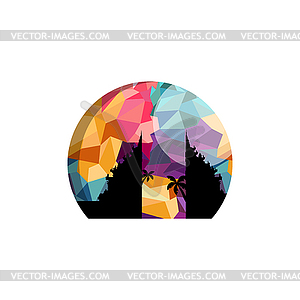 Beach trip summer holiday bali vacation - vector image