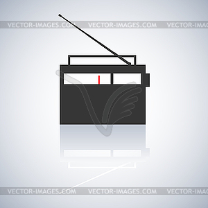 Radio icon,  - vector image