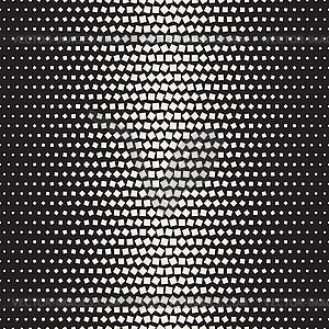 Бесшовные черный и белый Полутона Случайные Квадраты - векторный клипарт / векторное изображение