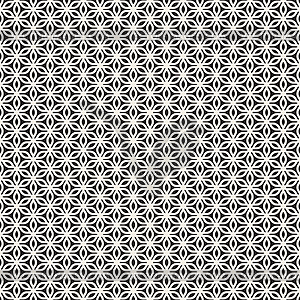 Seamless Lines Petal Shapes Lattice Pattern - vector clip art