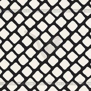 Бесшовные черный и белый ромб Тротуарная Pattern - изображение векторного клипарта