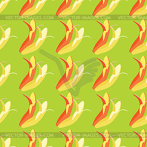 Seamless pattern with couple of bananas - vector image