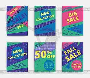 Sale banner template - vector clip art