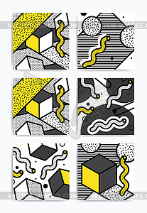 Colorful Pop art set - vector clipart