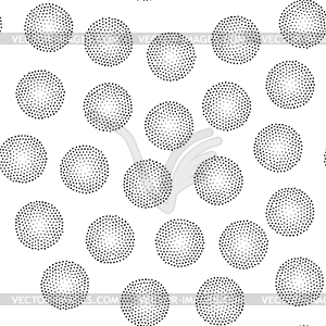 Black and white universal geometric seamless pattern - vector image