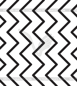 Universal striped zig zag seamless pattern - vector image