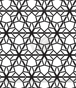 Ornamental background . Arabic seamless pattern - vector image