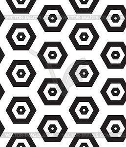 Seamless pattern. Modern clasical texture. Repeatin - white & black vector clipart