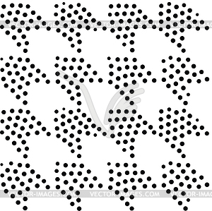 Geometric seamless pattern. Repeating abstract dots - vector image