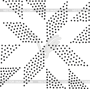 Geometric seamless pattern. Repeating abstract dots - vector clipart