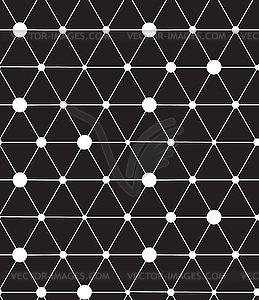 Seamless pattern. Modern line geometric background - vector clipart