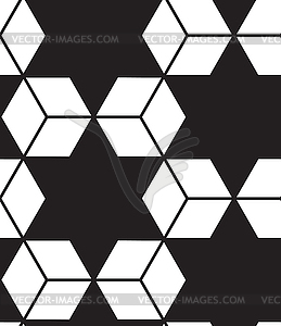 Seamless pattern. Modern stylish line, hexagon - vector clipart / vector image