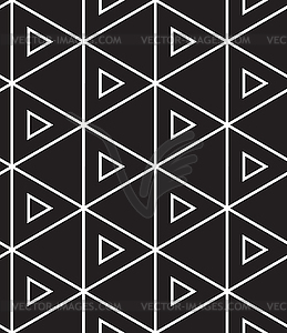 Seamless pattern. Modern linear geometric texture - vector clip art