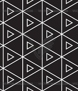 Seamless pattern. Modern linear geometric texture - vector clip art