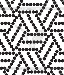 Geometric seamless pattern. Modern circle texture, - vector image