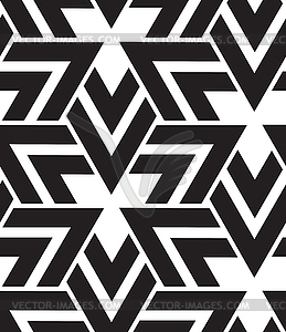 Geometric seamless pattern. Modern triangle texture - vector clipart