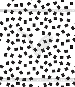 Geometric seamless pattern. Modern square, dots - vector clipart