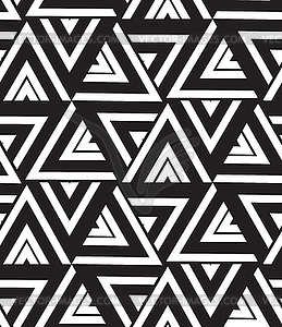 Geometric seamless pattern. Modern triangle texture - vector clipart