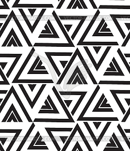 Geometric seamless pattern. Modern triangle texture - vector clip art