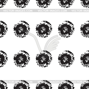 Seamless pattern. Abstract doodle background with - vector clipart