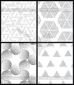 Abstract geometric seamless pattern. Repeating - vector clipart