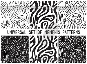 Universal lineal geometric seamless pattern - vector clipart