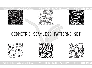 Universal lineal geometric seamless pattern - vector clipart