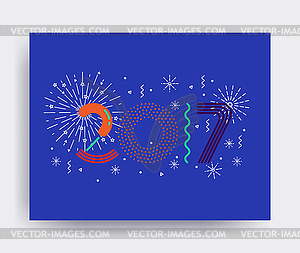 New Year design - vector EPS clipart