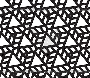Triangle seamless pattern - vector image