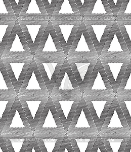 Seamless geometric pattern - white & black vector clipart