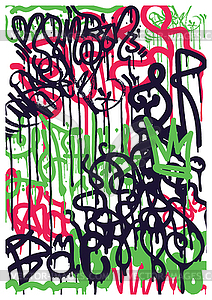 Background Graffiti Stickers - vector image