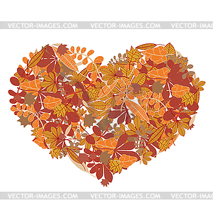Autumn love - stock vector clipart