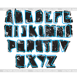 Capital letters - vector image
